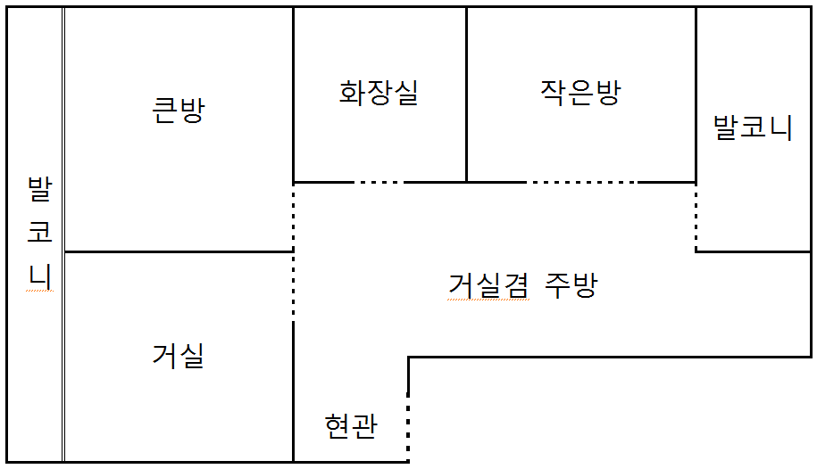 <대구 대곡역화성타운 전세> 전용면적 약 18평 / 전세가 1억 5천만원 매물 사진 1