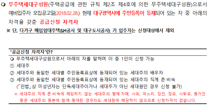 <대구도시공사 임대주택. 다가구, 다세대주택 입주자 모집공고> 도시 저소득자 대상 / 남구, 달서구, 동구, 북구, 서구 매물 사진 4