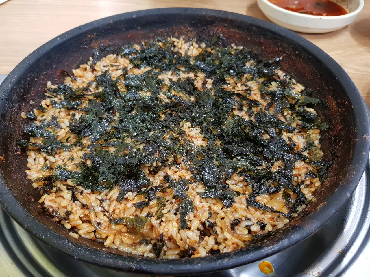 별점4/5점. 경산 하양 곱창전골 맛집. 대한곱창. 작업 사진 6