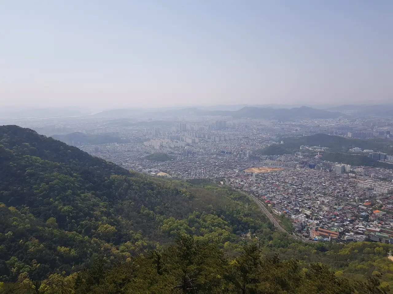 (앞산 등산 다이어트 1일차) 시작은 90kg입니다. 작업 사진 14