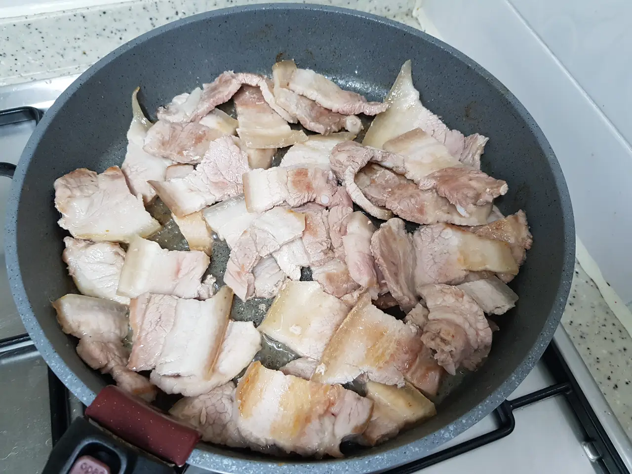 백종원의 맛남의 광장. 주꾸미삼겹살 따라해보기(Plus. 비빔면). 작업 사진 9