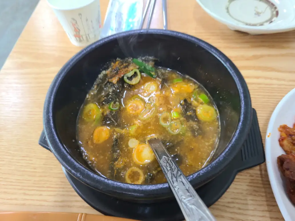 (영천 청통 맛집. 4점.) 대박골 뼈해장국. 두루치기도 맛있음. 작업 사진 5