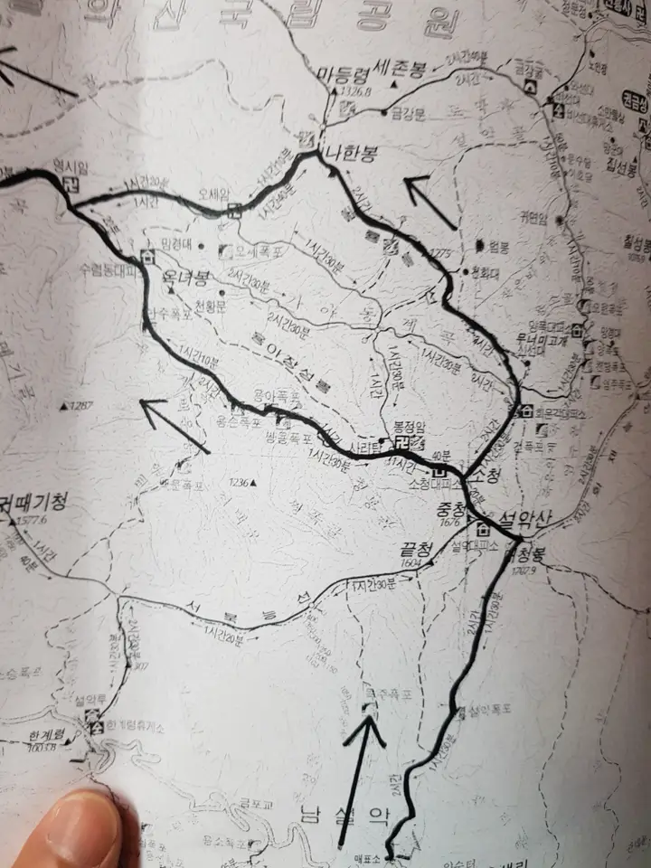 (5점) 6월 설악산 무박2일 등산 (오색->대청봉->소청->봉정암->영시암->백담사 코스) 작업 사진 2