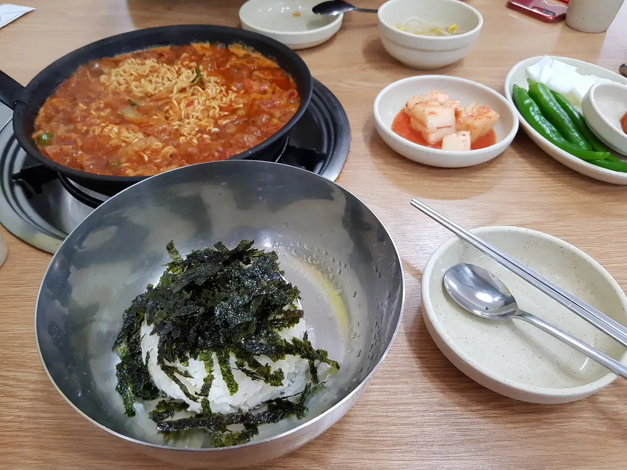 별점4/5점. 경산 하양 곱창전골 맛집. 대한곱창. 작업 사진 5