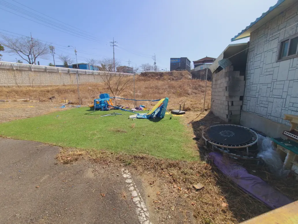 (제초 작업 후기) 영천시 도동 공터 잡초 제거. 제초작업 가격. 작업 사진 2