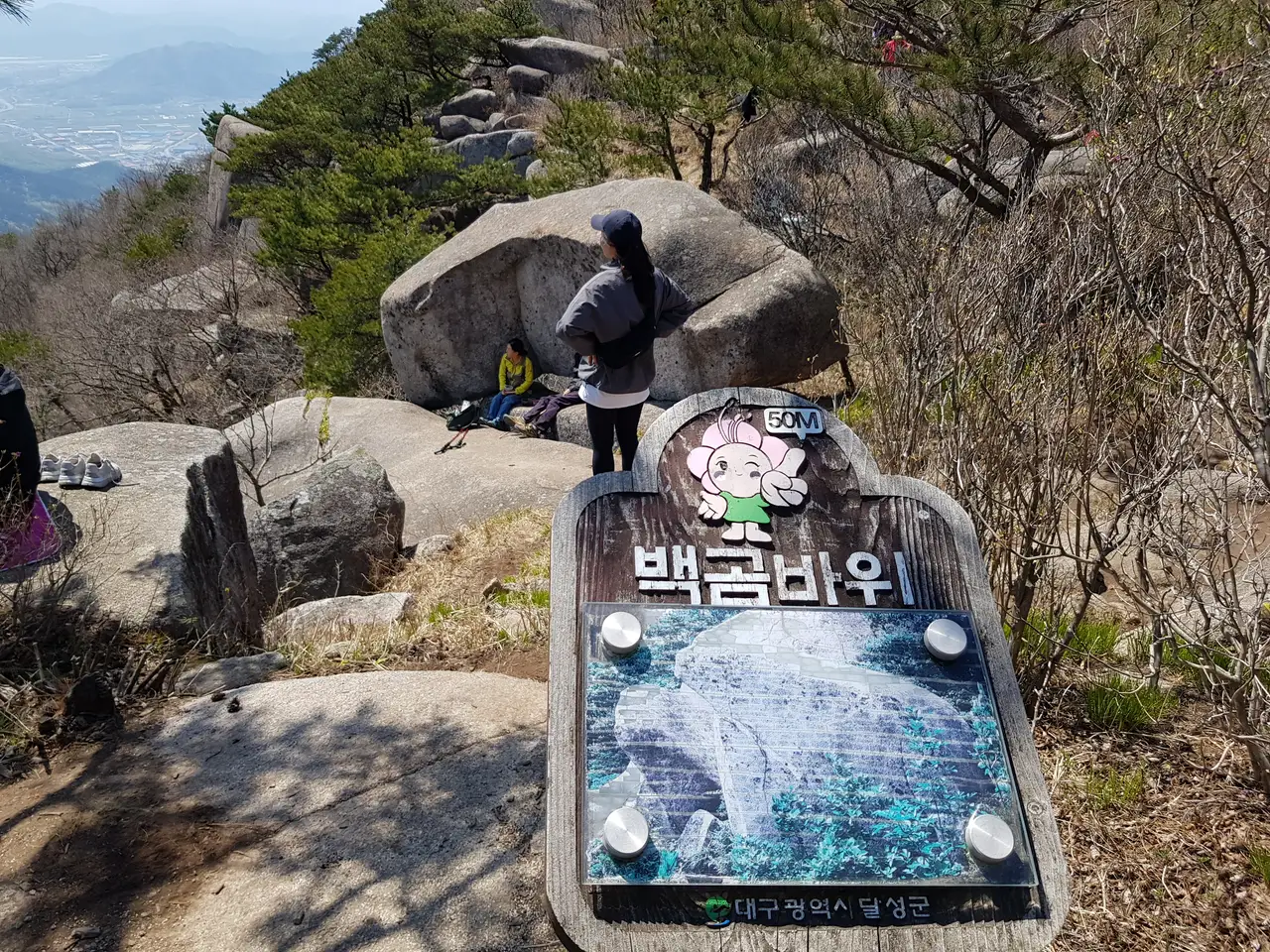 2020년 아쉬운 비슬산 참꽃. 유가사=>천왕봉=>참꽃군락지=>유가사 코스 작업 사진 62