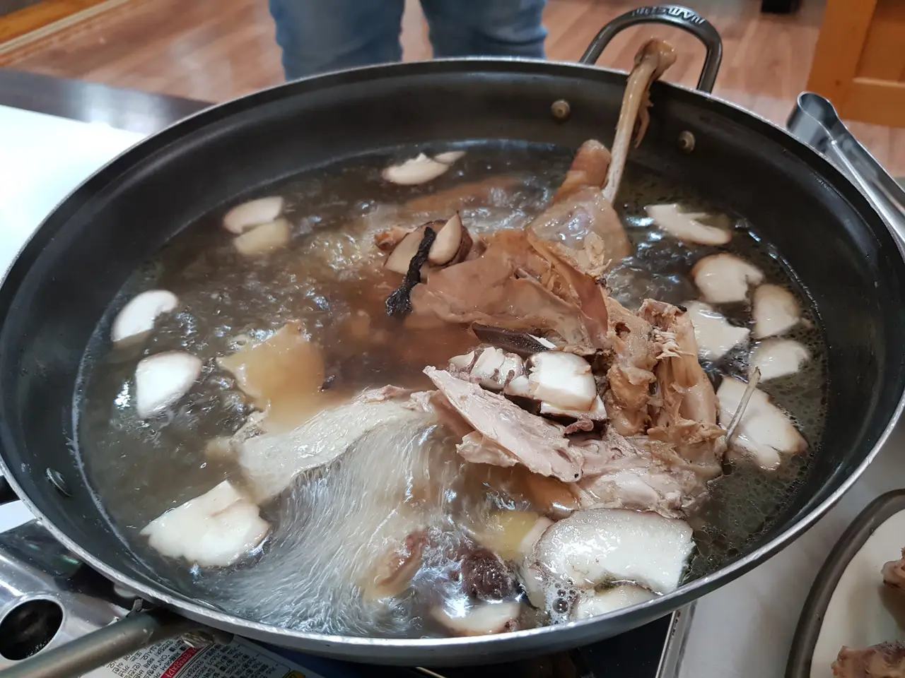 별점5/5점. 경산 옥산동 백숙맛집. 송해와오리백숙 본점. 작업 사진 6