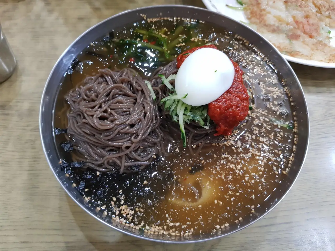 (5점) 대구 수성구 고모동 물막국수 맛집. '옹심이칼국수 고모점'. 감자전도 맛있고, 칼국수도 맛있음. 작업 사진 5
