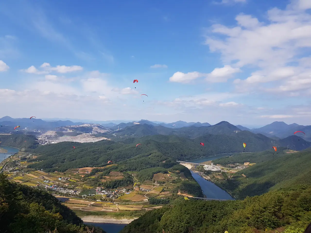 (5점) 충북 단양군 가곡면. 경치 좋은 패러글라이딩 카페 '카페 산' 작업 사진 11
