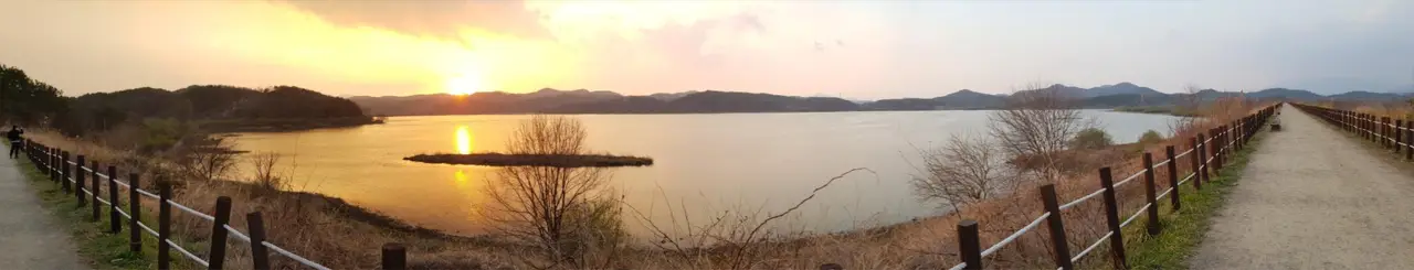 (4점) 창녕 우포늪에 떨어지는 해를 보러 가다 작업 사진 17