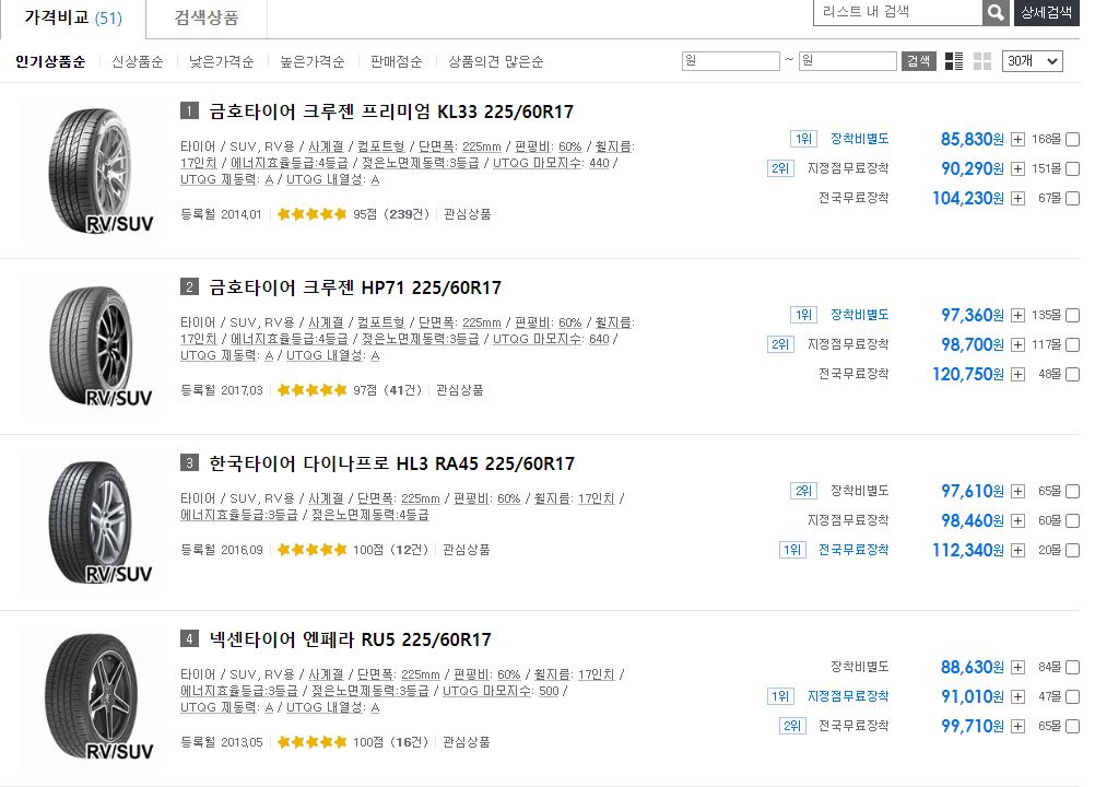 SUV에 승용 타이어 장착하기. QM5에 넥센 N7000 플러스 235 55 17 타이어 장착. 작업 사진 2