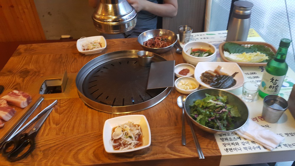 <대구 수성구 상동 '돈모닝'> 제주도 흑돼지 오겹살과 촌돼지찌개 작업 사진 5