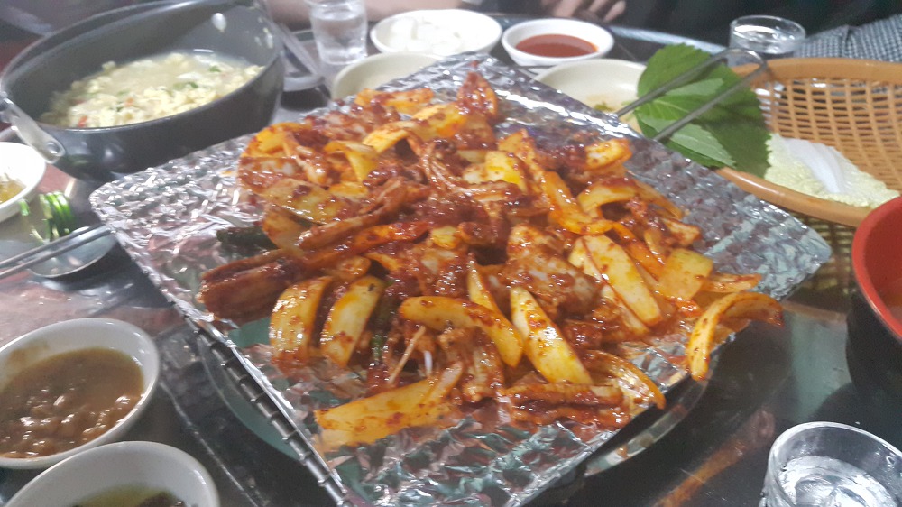 <대구 중구 삼덕동 \"온달포장\"> 식감이랑 맛이 정말 좋은 곰장어구이 작업 사진 4