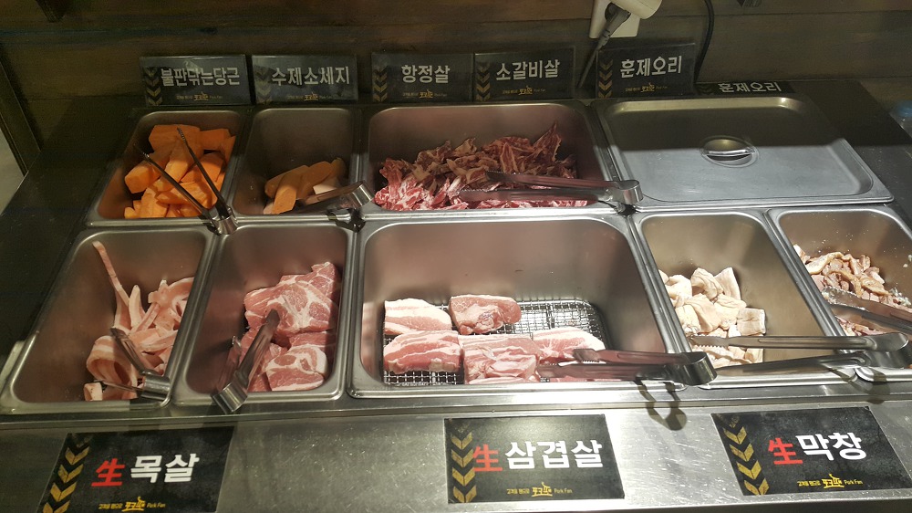 <대구 수성구 만촌동 \"포크팬\"> 적당한 가격의 고기 뷔페. 우삼겹으로 된장찌개 끓이면 정말 맛있습니다. 작업 사진 8