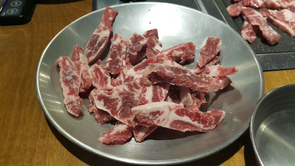 <대구 수성구 만촌동 \"포크팬\"> 적당한 가격의 고기 뷔페. 우삼겹으로 된장찌개 끓이면 정말 맛있습니다. 작업 사진 10
