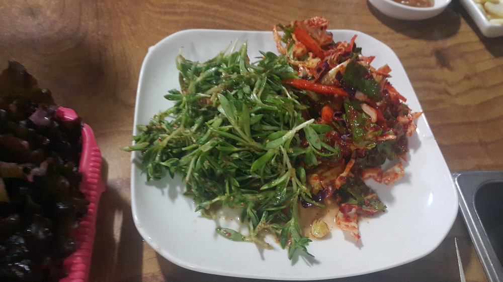 <경산 하양 \"제주 늘봄 생돼지생오리\"> 달달한 야채와 맛있는 생오겹살 작업 사진 5