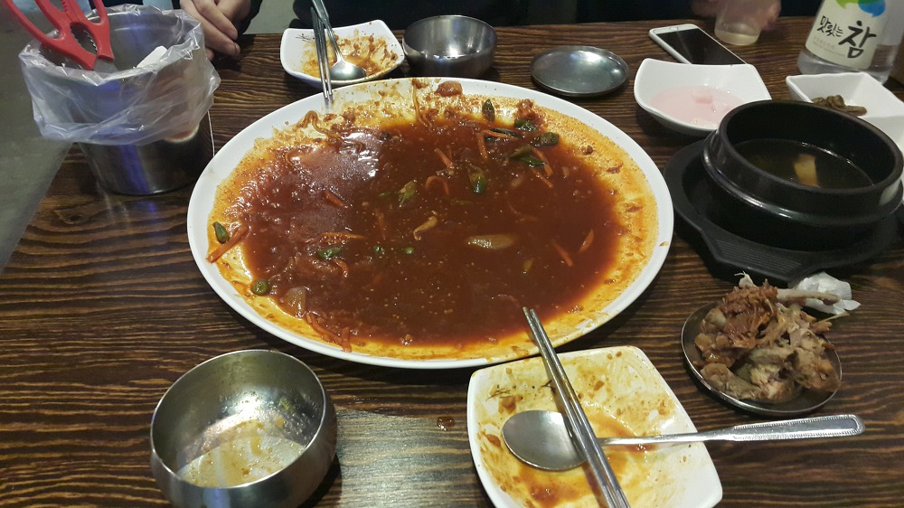 <경산 하양 하양역앞 \"야간열차\"> 매콤한 야채찜닭이 정말 맛있습니다. 작업 사진 6