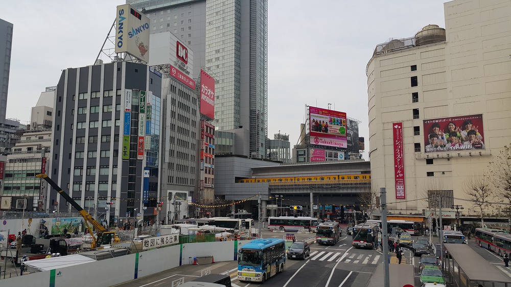 <도쿄 시부야, 롯본기 힐즈> 시부야와 롯본기 힐즈 전망대에서 바라본 전경 작업 사진 2