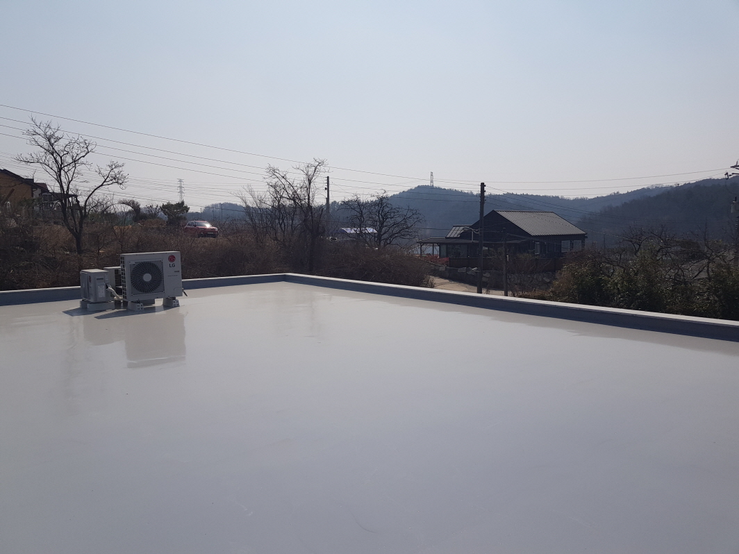 옥상 계단, 도로 경계석 작업. 작업 사진 5