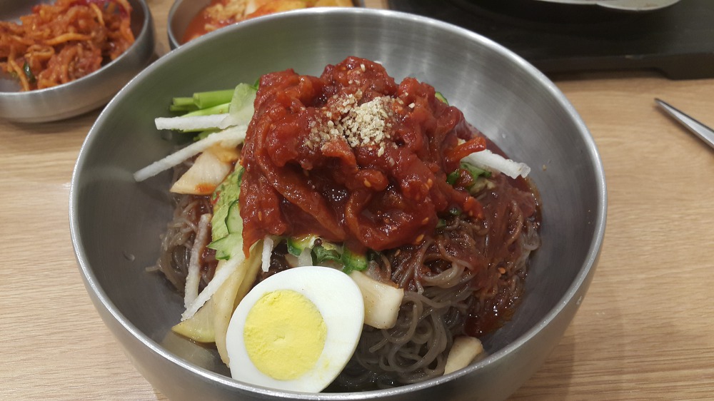 <대구 신세계백화점 \"강산면옥\"> 회냉면과 불고기의 많이 아쉬운 맛.. 작업 사진 7