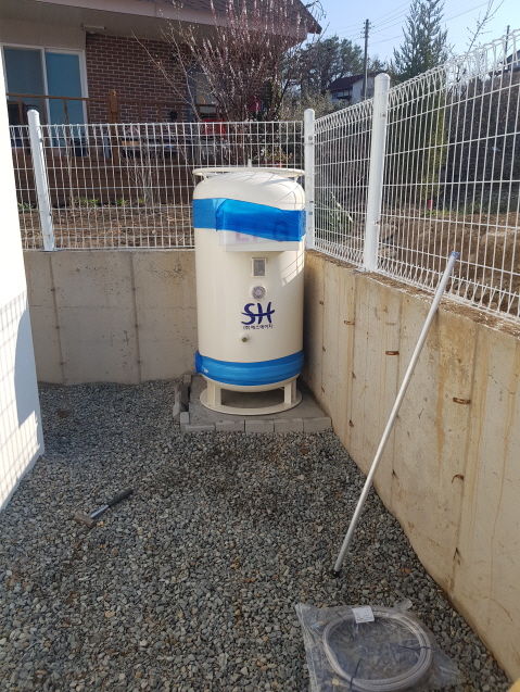 LPG 벌크통 설치 완료. 보일러 온수 안 나오는 현상 / 후기 작업 사진 7