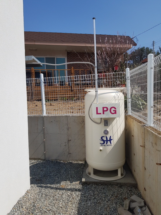 LPG 벌크통 설치 완료. 보일러 온수 안 나오는 현상 / 후기 작업 사진 8