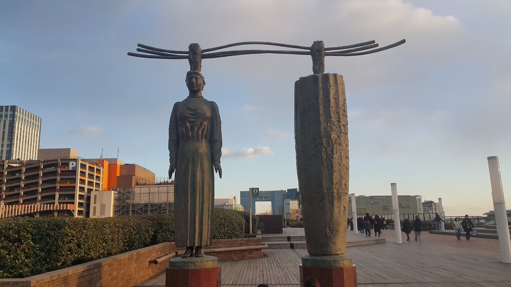 <일본 도쿄 \"오다이바\"> 오다이바의 자유의 여신상과 레인보우 브릿지 작업 사진 7