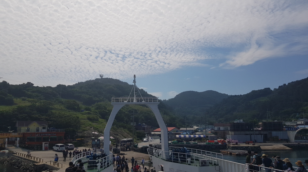 2022년 7월 2일 통영 연화도 수국 여행. 중화항에서 연화도 가기. 작업 사진 7