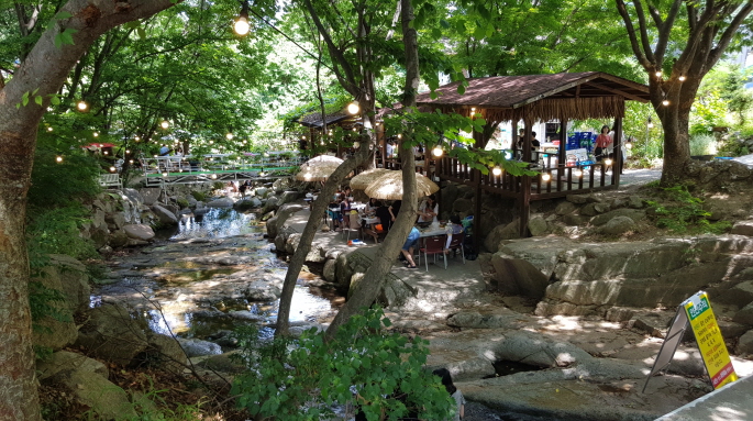 (4점) 경산시 와촌면 팔공산 계곡옆 백숙 맛집. '개울가식당' 작업 사진 2