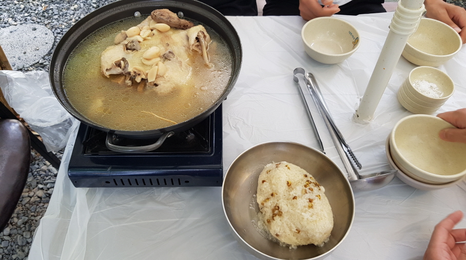 (4점) 경산시 와촌면 팔공산 계곡옆 백숙 맛집. '개울가식당' 작업 사진 6