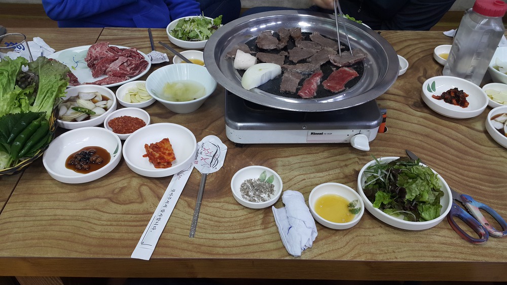 <경산 자인 \"밀양식육식당\"> 소고기 구워먹고 된장찌개까지~ 작업 사진 4
