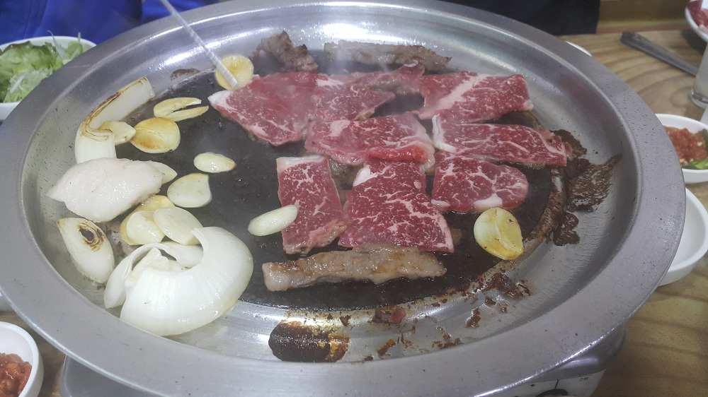 <경산 자인 \"밀양식육식당\"> 소고기 구워먹고 된장찌개까지~ 작업 사진 7