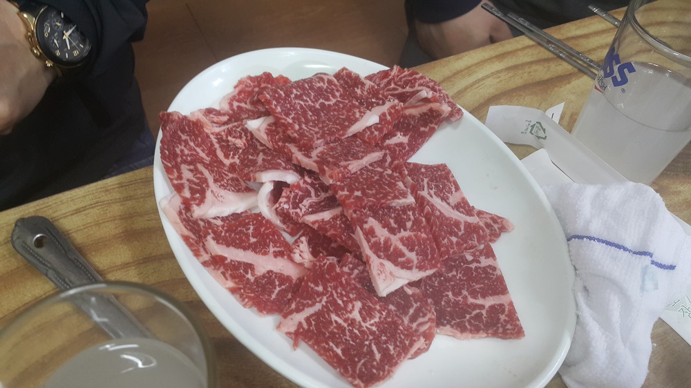 <경산 자인 \"밀양식육식당\"> 소고기 구워먹고 된장찌개까지~ 작업 사진 8