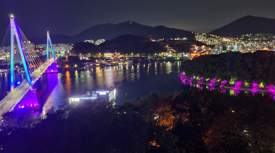 (5점) 여수밤바다 보기 좋은 곳. 여수 돌산공원. 작업 사진 4