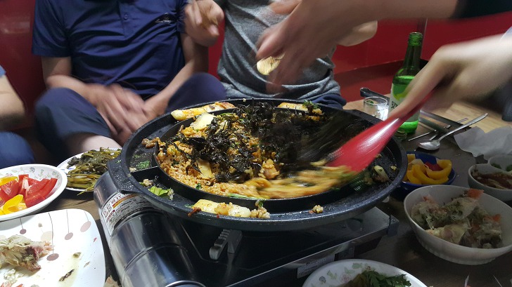<울릉도 3박 4일 1부> 울릉도에서 먹은 맛있는 밥과 방파제앞 낚시. 면민 체육대회 참가. 작업 사진 10