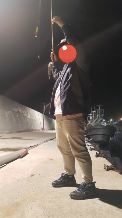 <울릉도 3박 4일 1부> 울릉도에서 먹은 맛있는 밥과 방파제앞 낚시. 면민 체육대회 참가. 작업 사진 19