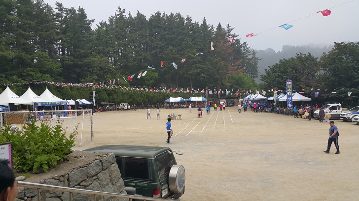 <울릉도 3박 4일 1부> 울릉도에서 먹은 맛있는 밥과 방파제앞 낚시. 면민 체육대회 참가. 작업 사진 24