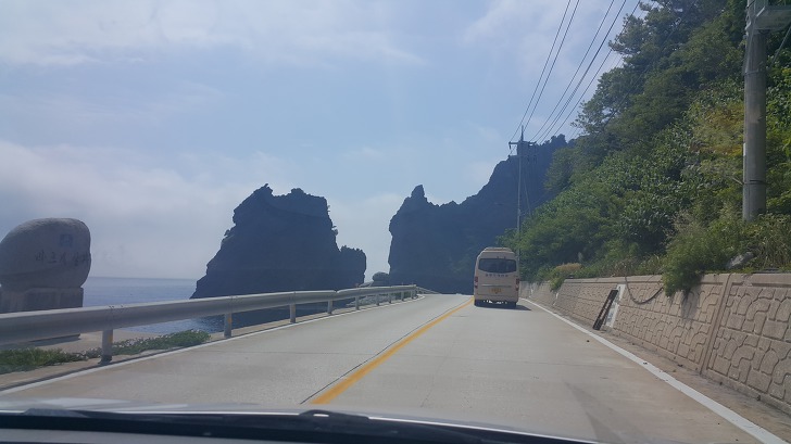 <울릉도 3박 4일 3부> 울릉도 해안도로 탐방. 관음도. 나리분지 원시림. 작업 사진 7