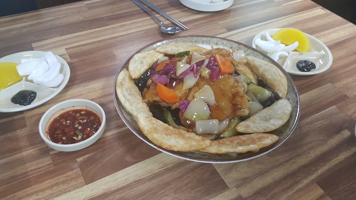<칠곡 가산IC 근처 \"개미반점\"> 탕수육이 맛있다고해서 왔습니다. 작업 사진 4