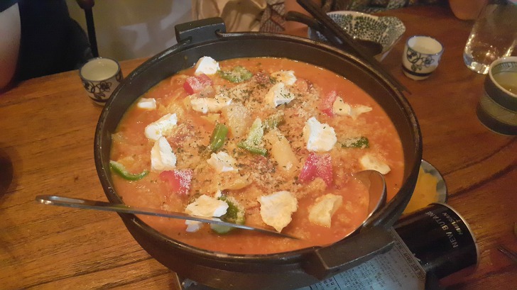 <대구 남구 이천동 \"소시떼\"> 분위기 좋은 퓨전 이자카야. 토마토나베 / 허니 갈릭 브레드 작업 사진 8