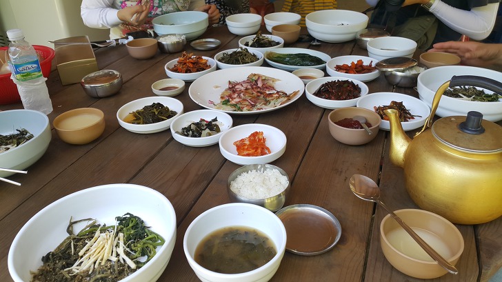 <울릉도 나리분지 \"야영장식당\"> 산채비빔밥, 오징어전 먹으러 다시 왔습니다. 작업 사진 4