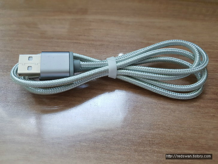 <알로(allo) 패브릭 USB C타입 케이블> 갤럭시S8 고속충전 USB케이블 간단한 사용후기 작업 사진 3