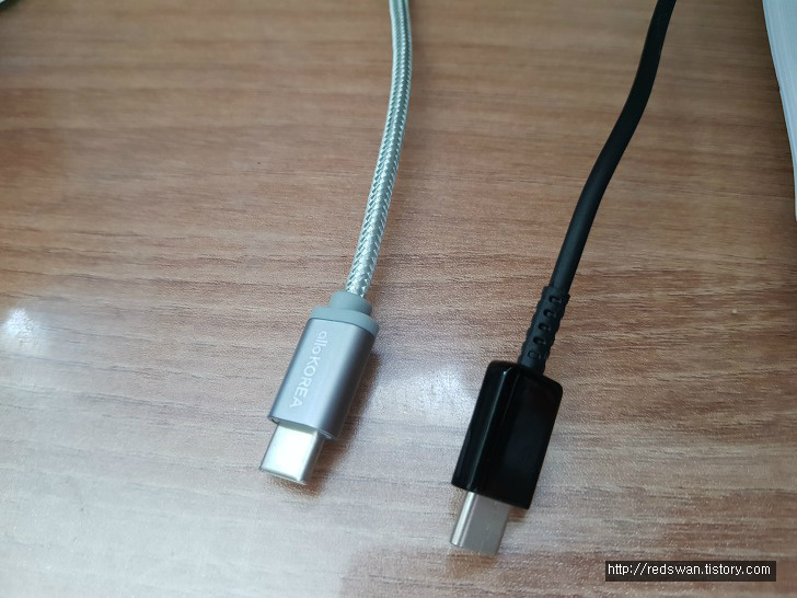 <알로(allo) 패브릭 USB C타입 케이블> 갤럭시S8 고속충전 USB케이블 간단한 사용후기 작업 사진 4
