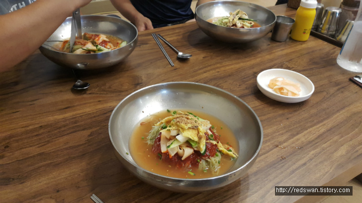 <경산 진량 \"한올면옥 본점\"> 물비빔면 완전 추천. 작업 사진 5