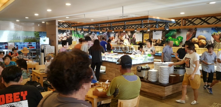 <경산 하양 \"다담뜰한식뷔페 하양점\"> 대구가톨릭대학교 근처 괜찮은 한식뷔페 작업 사진 3