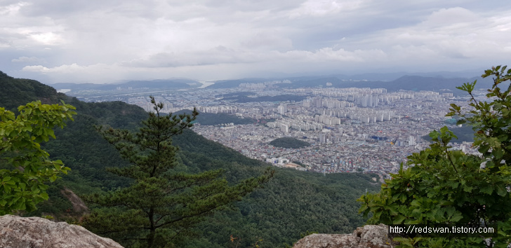 앞산 주간산행. 안지랑골체육공원에서 안일사, 앞산전망대 코스 작업 사진 12