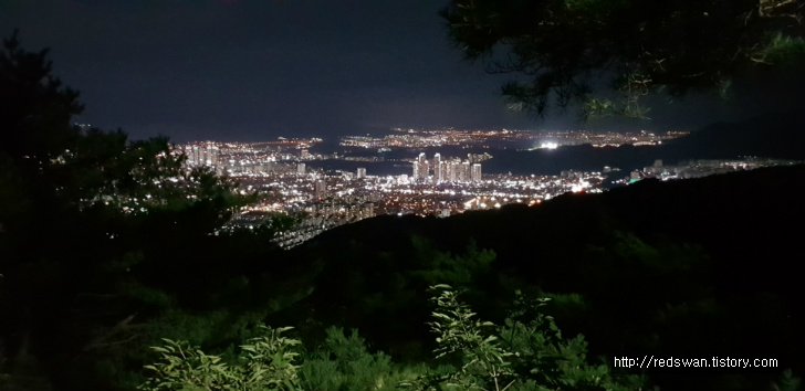 대구 앞산 전망대 저녁 그리고 야경사진 모음. 작업 사진 2