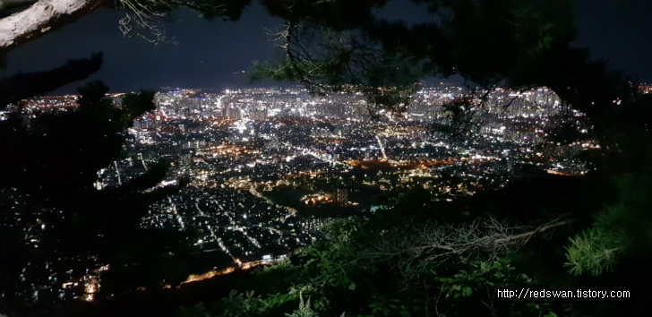 대구 앞산 전망대 저녁 그리고 야경사진 모음. 작업 사진 3