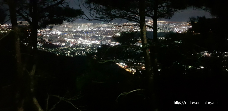 대구 앞산 전망대 저녁 그리고 야경사진 모음. 작업 사진 5