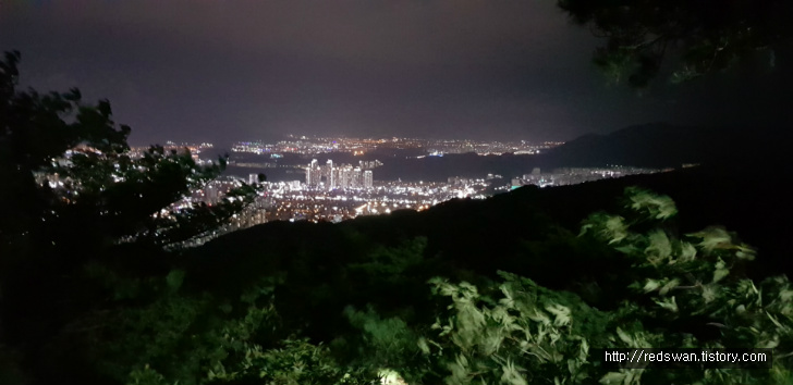 대구 앞산 전망대 저녁 그리고 야경사진 모음. 작업 사진 9